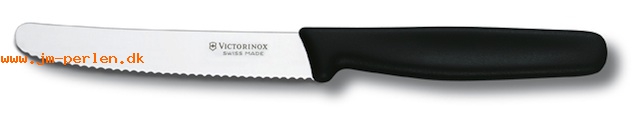 Victorinox bordkniv, sort polypropylene skaft