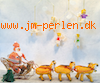 JM-Perlen opskrift JM1705 - 11/0: Julemand i kane og Engle-uro