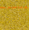 11/0 trekant perle nr 192 - ca 20g : inside-color crystal/yellow-lined